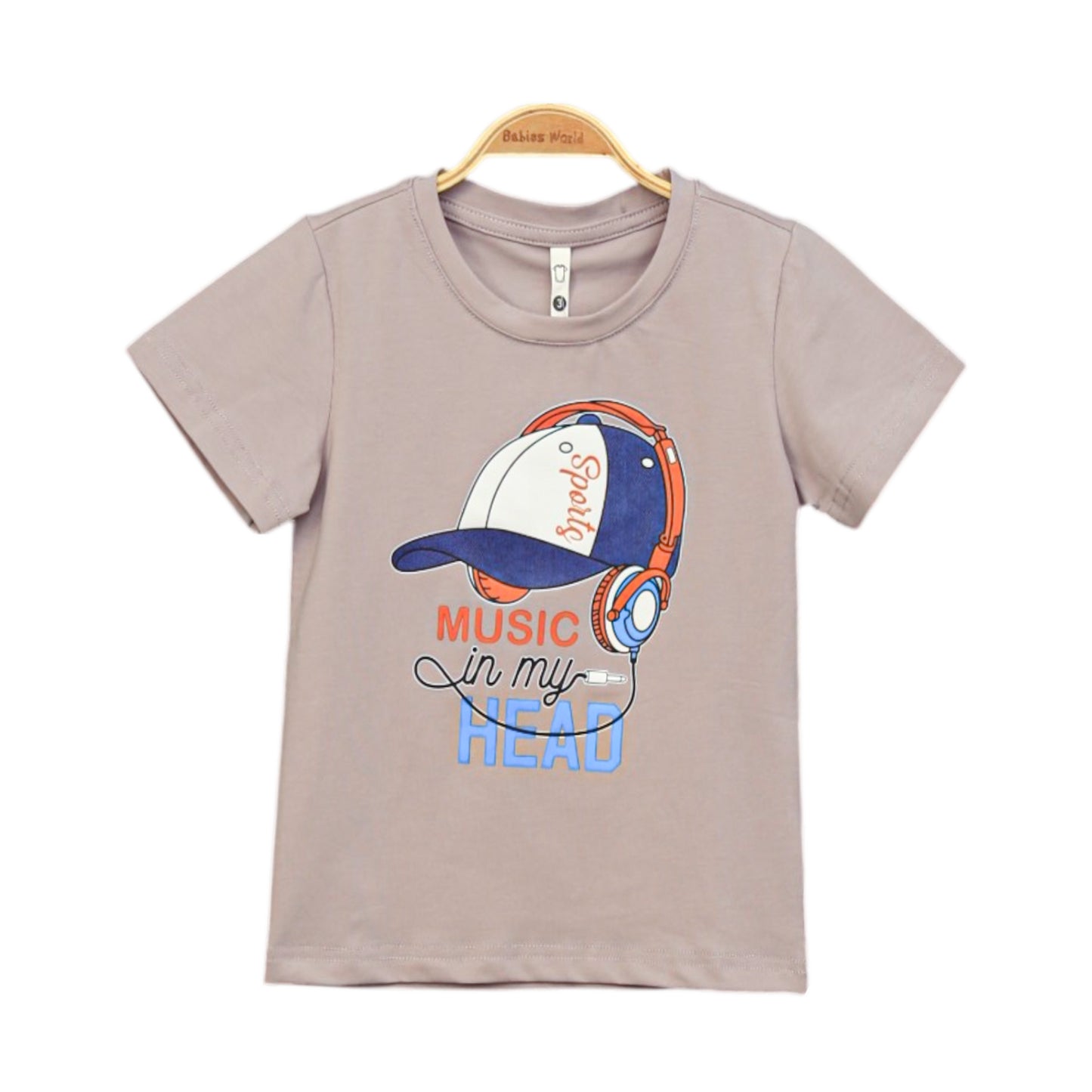 MUSIC HEAD GRAPHIC TEE