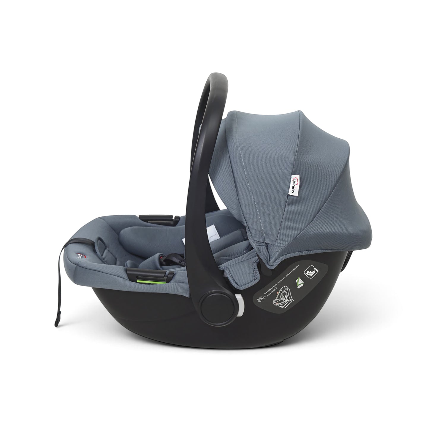 TINNIES INFANT BABY CARRIER CAR SEAT GREY