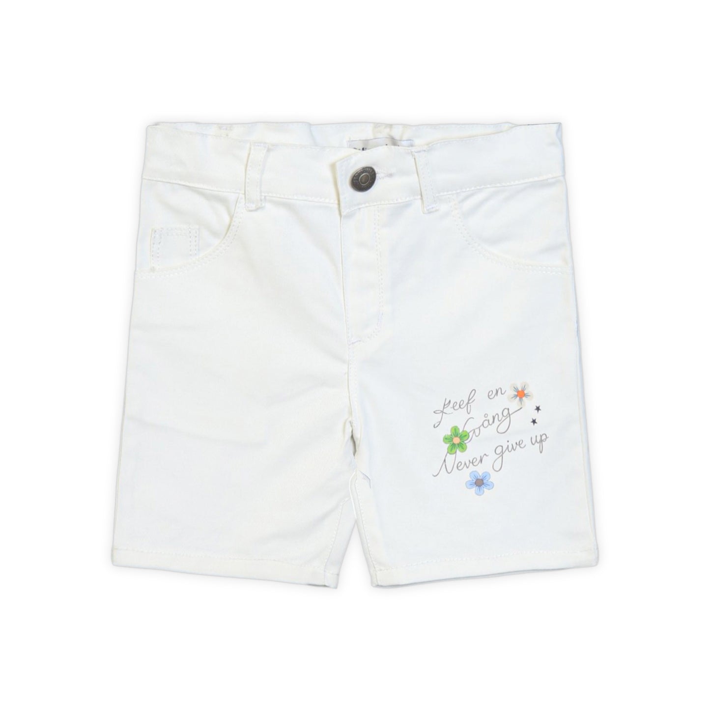 WHITE FLOWER MOTTO SHORT