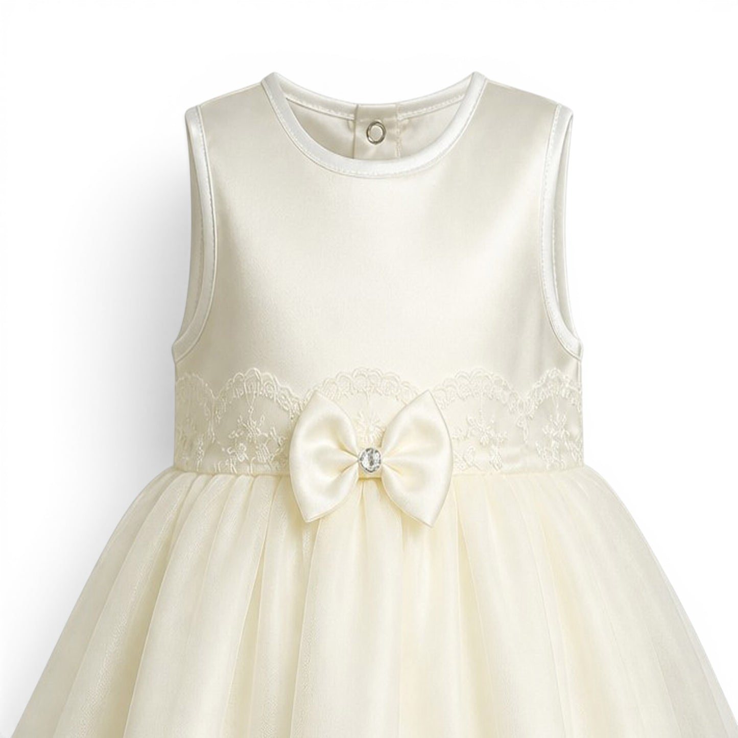 WHITE LACE BABY GIRL FANCY FROCK GIFT SET