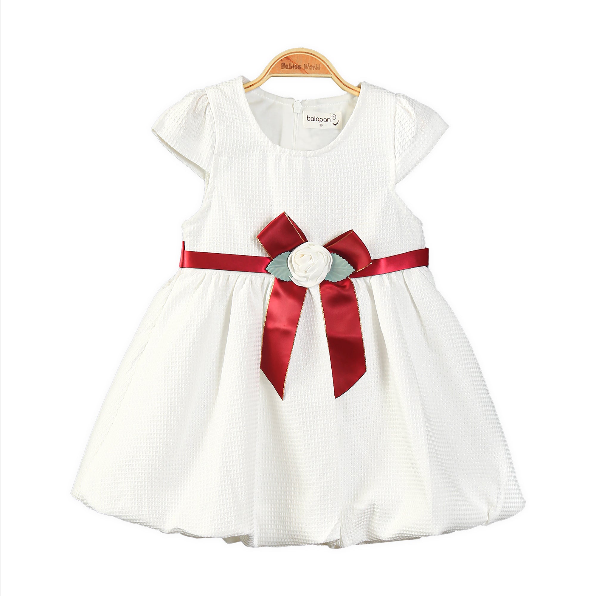 BALALAN WAFFLE TEXTURE FROCK