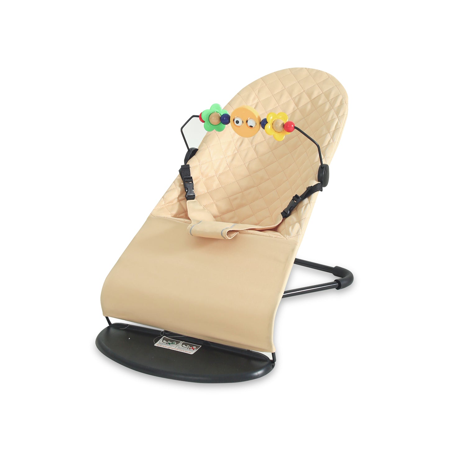 BABY BOUNCER BEIGE PLAY & REST