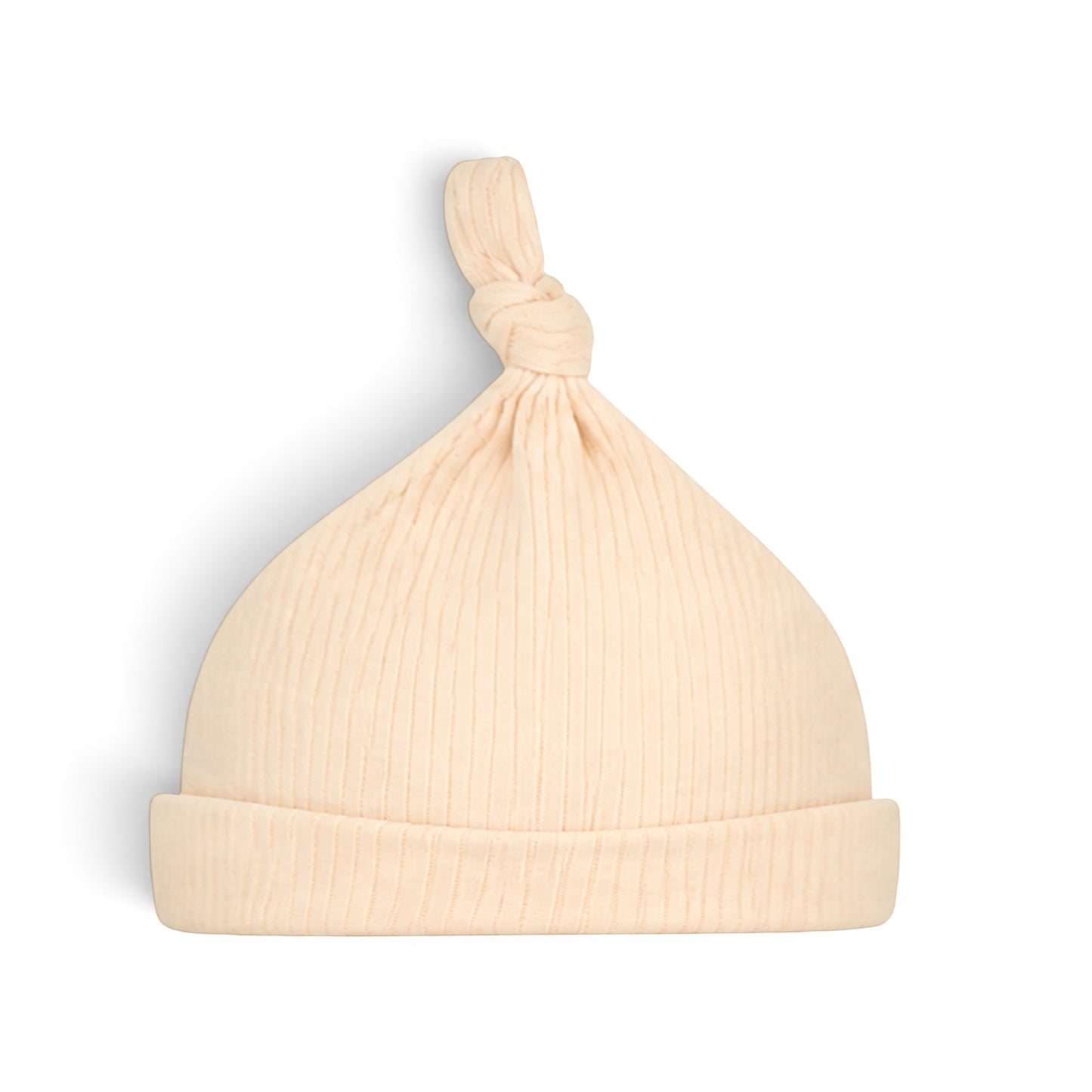KNOTTED RIBBED BABY CAPS PK-3