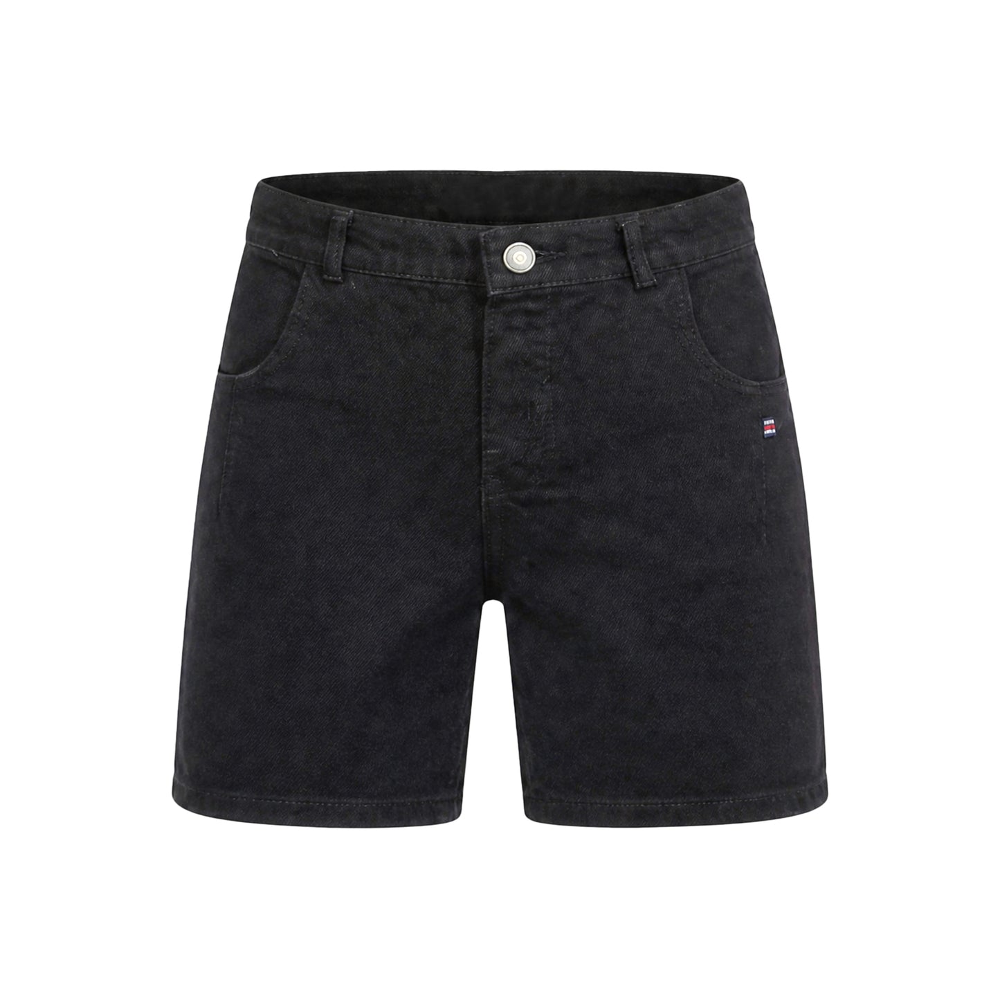 BOY BLACK DENIM SHORT BERMUDA