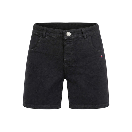 BOY BLACK DENIM SHORT BERMUDA
