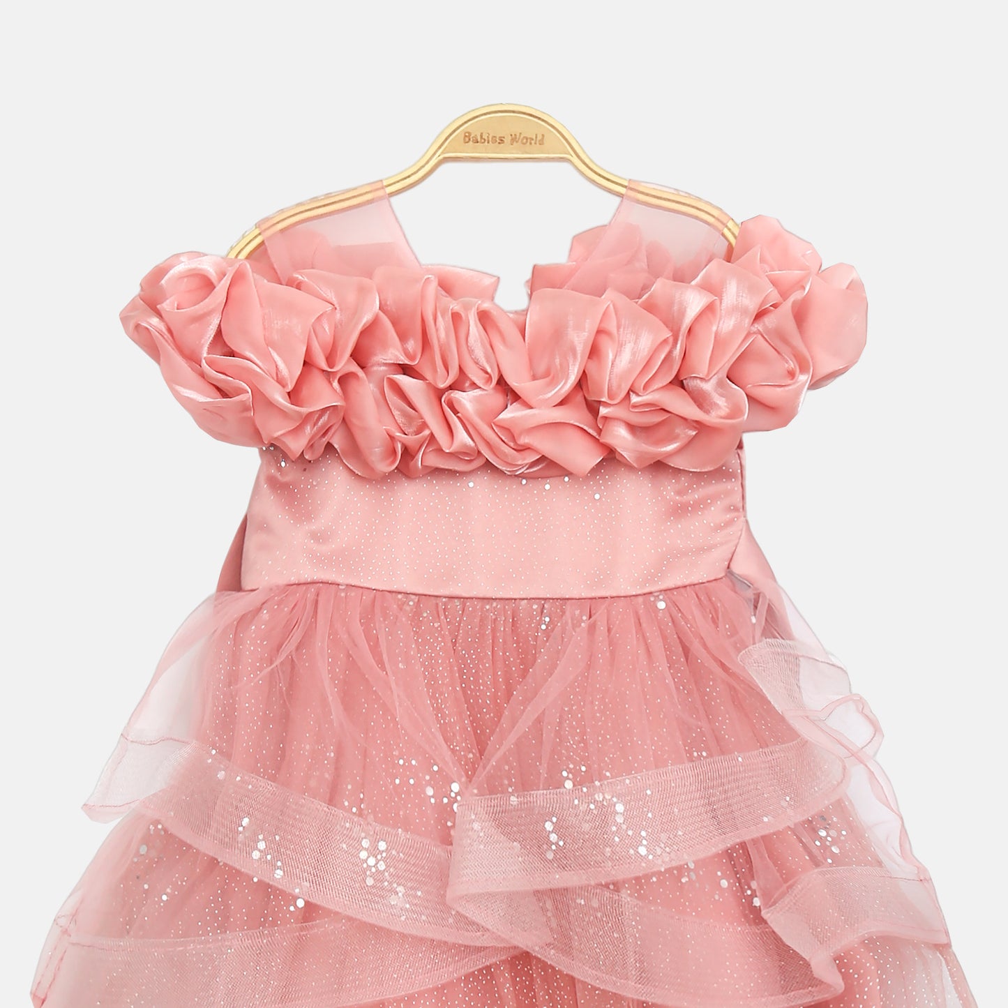 Glitter Frock - Tea Pink