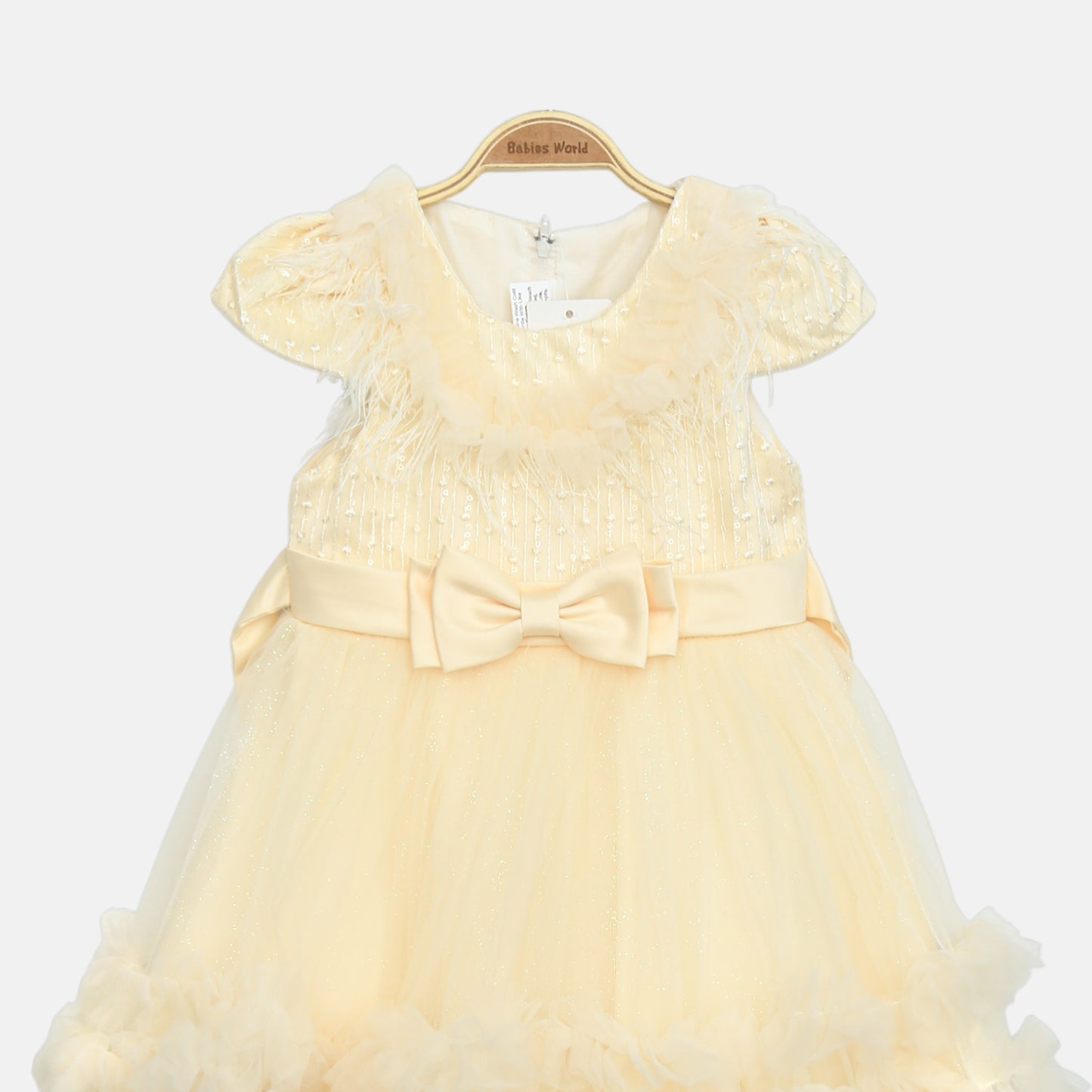 Glitter Frock - Lemon