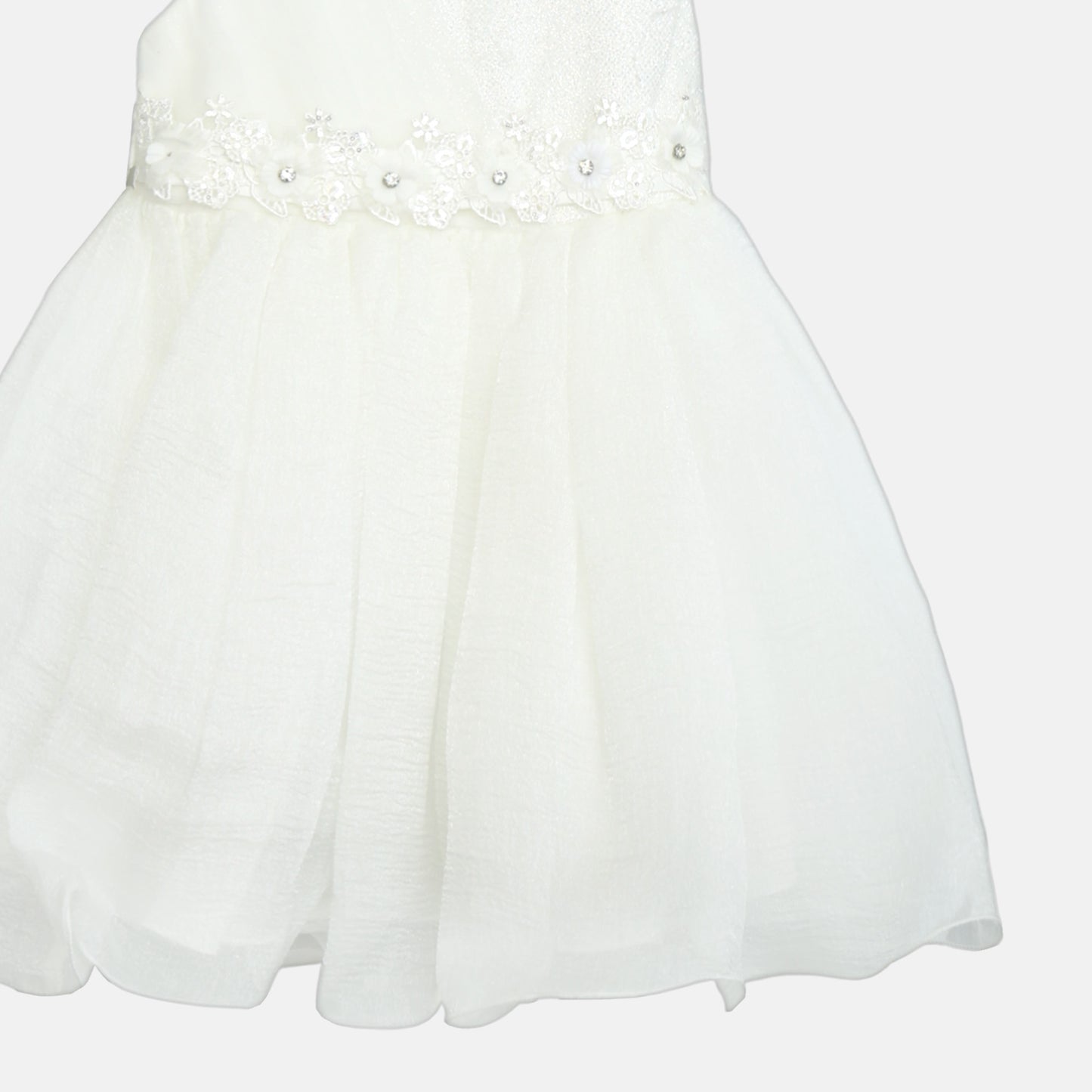 Pearl Accented Shimmer Frock