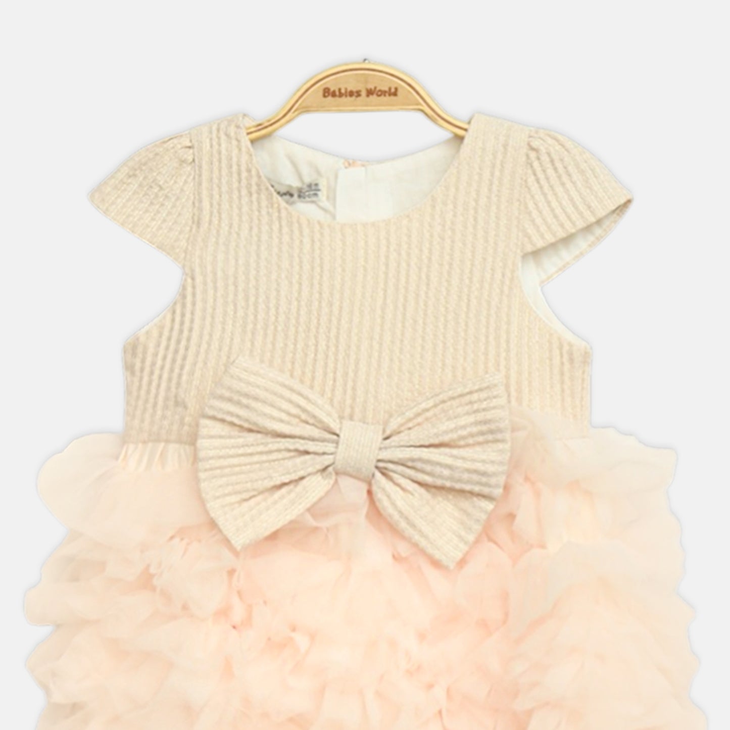 Peach Jardin Frock