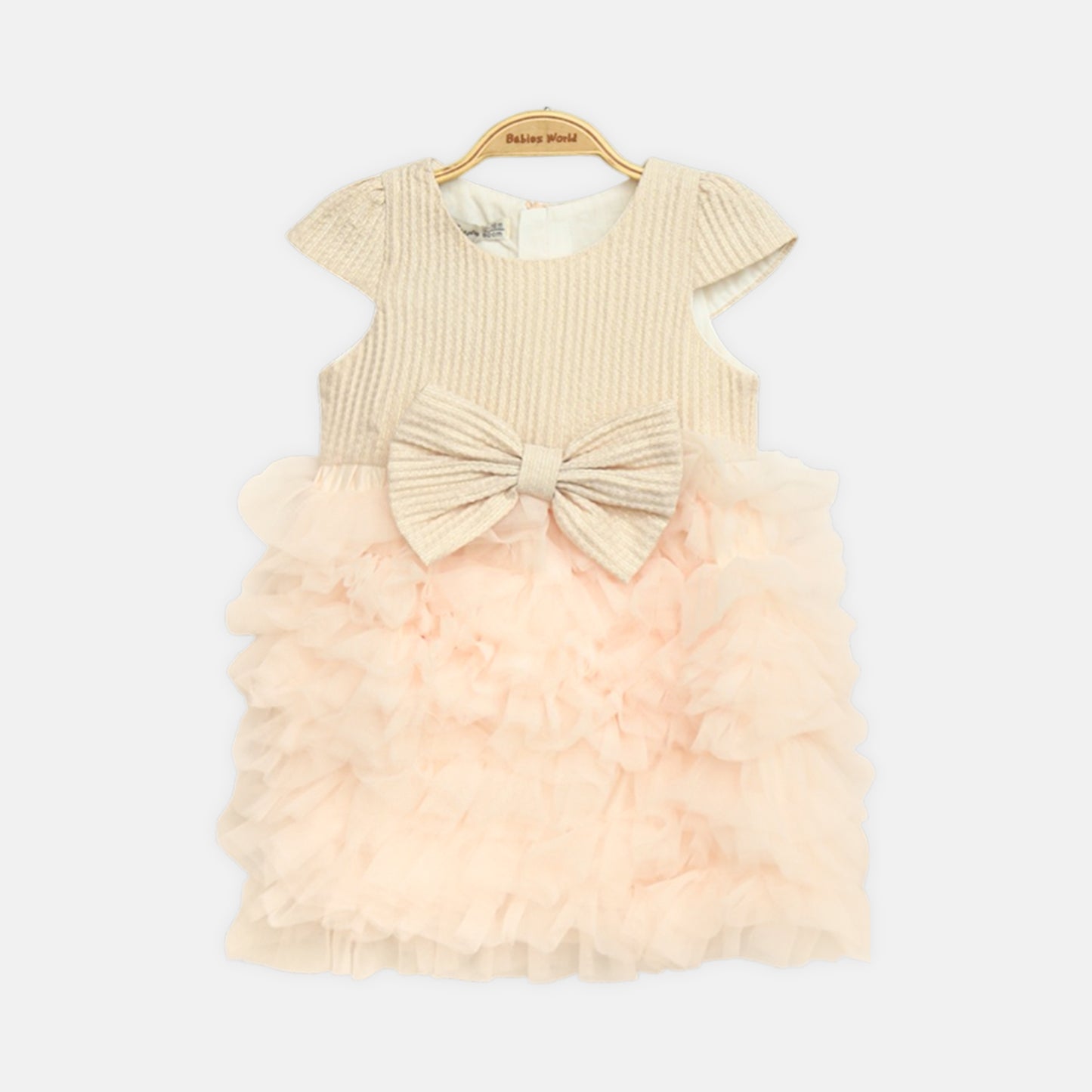 Peach Jardin Frock