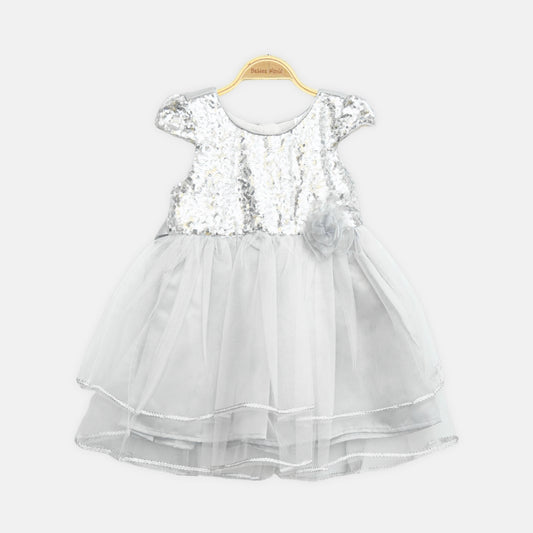 Silver Starlight Frock