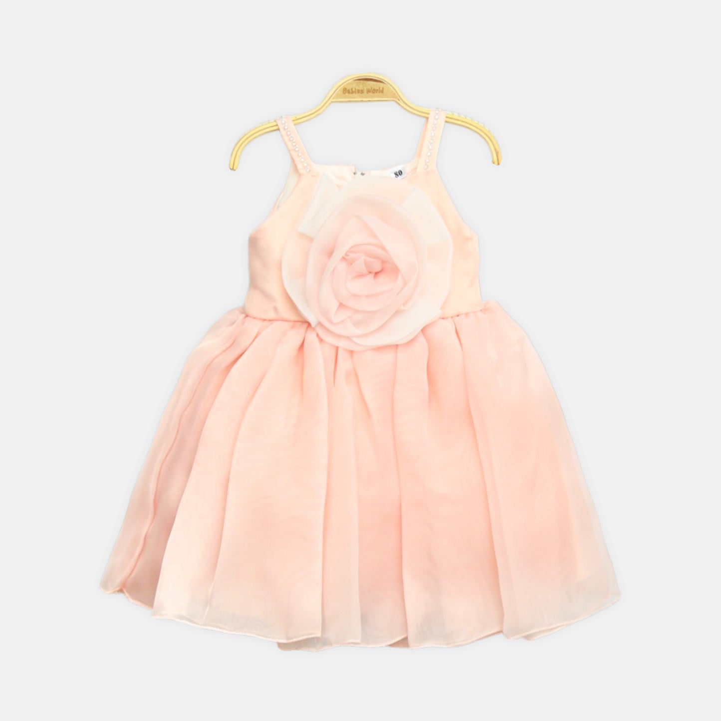 Peach Rose Frock