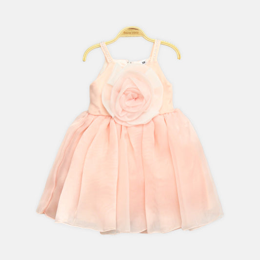 Peach Rose Frock