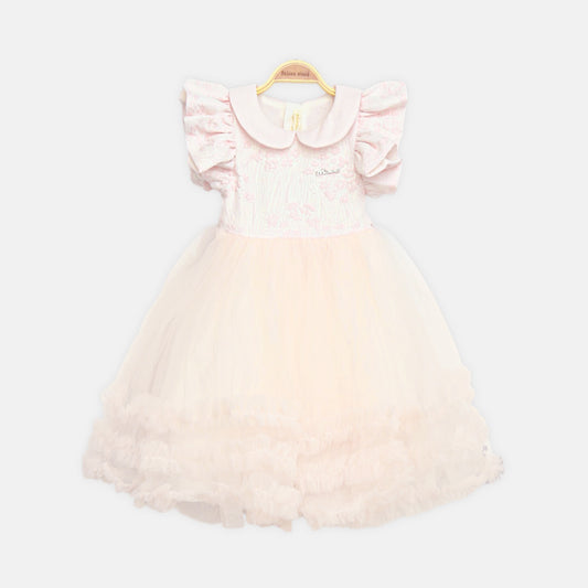 Pink Lace Layer Frock