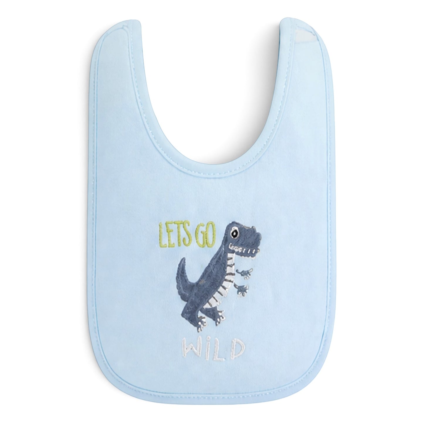 "LET'S GO WILD" DINOSAUR BIBS PK-3