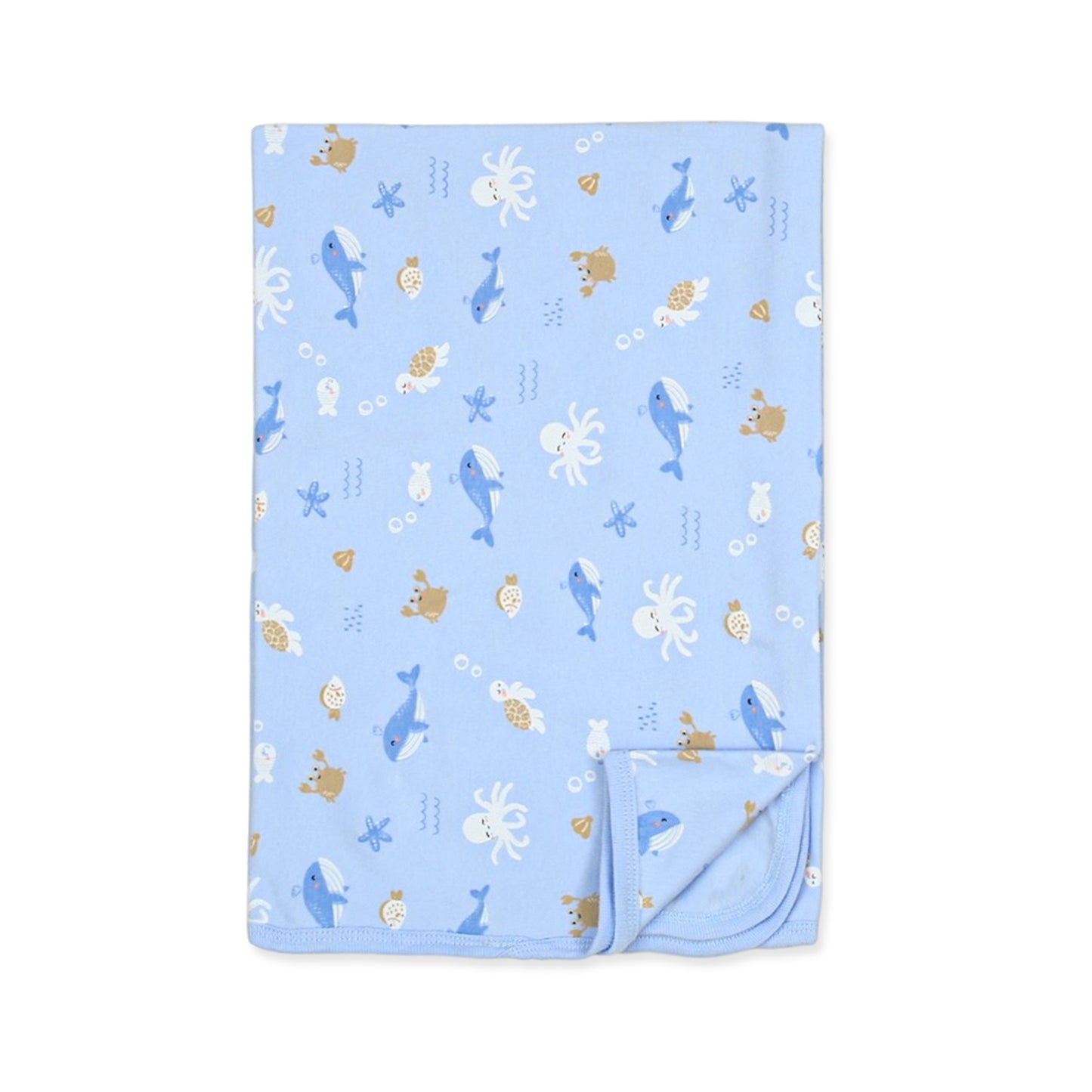UNDER THE SEA 5-PIECE LAYETTE SET (BLUE/PURPLE) BOY
