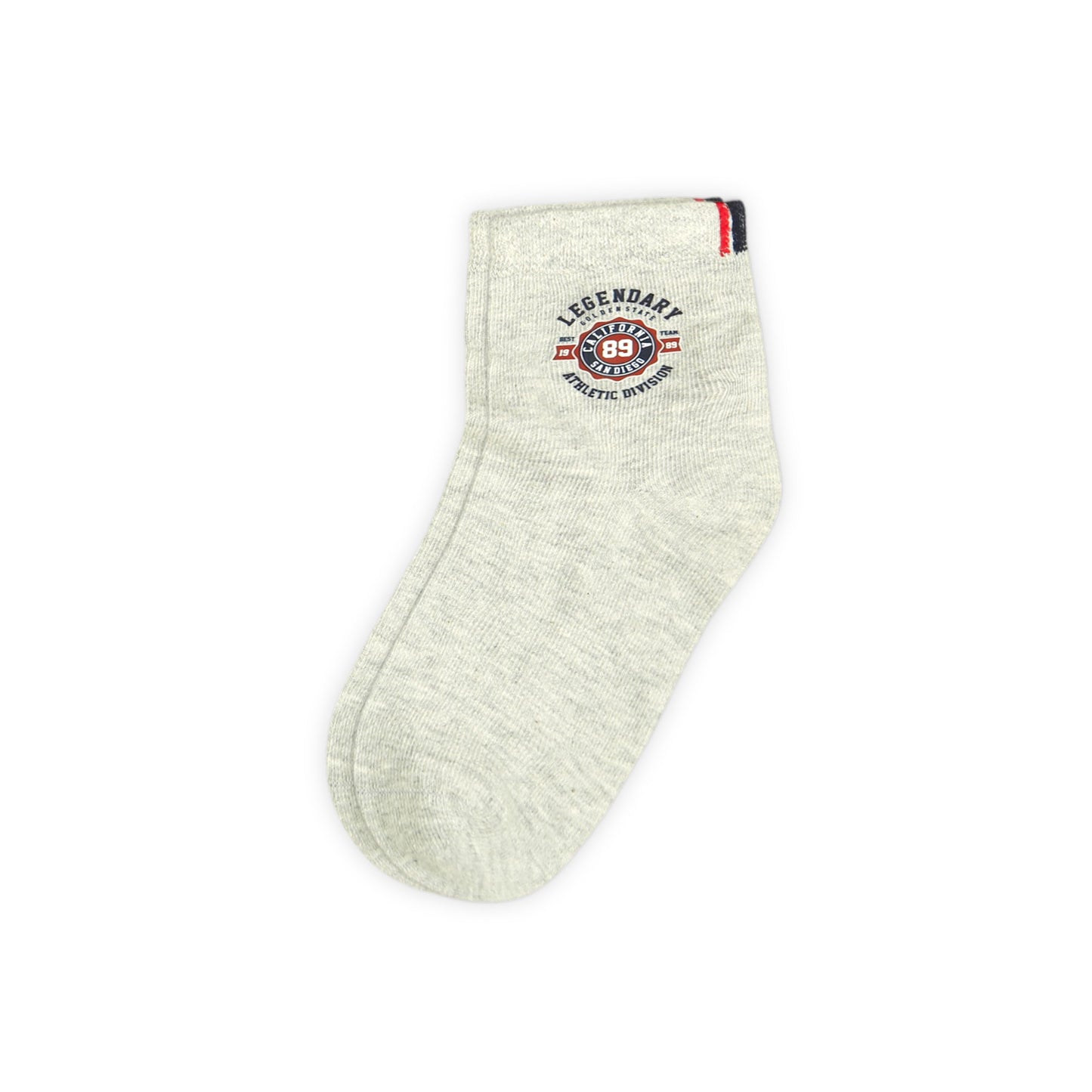 LEGENDARY GREY ANKLE BOY SOCKS