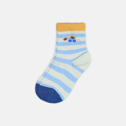 BOY SOCKS SUNSET STRIPE TRUCK