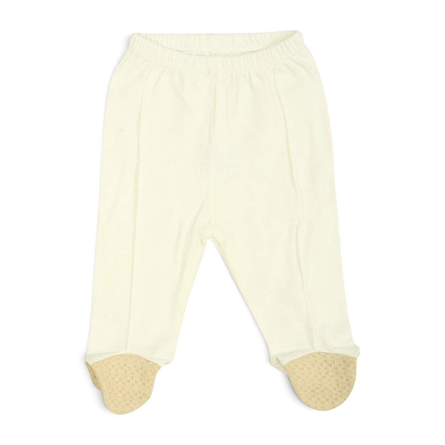 CREAM AND BEIGE VEST-STYLE BABY BOY GIFT SET