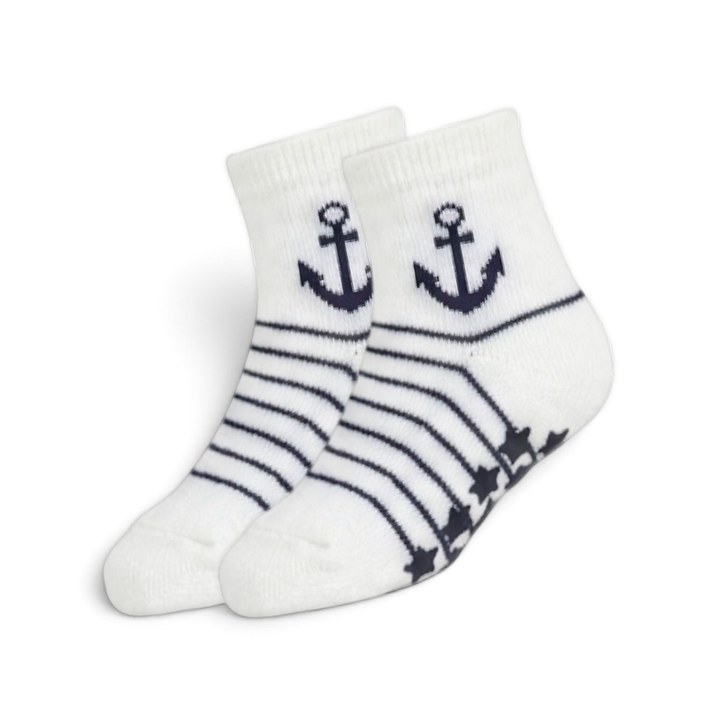 CAPTAIN ANCHOR GRIP BOY SOCKS PK-5
