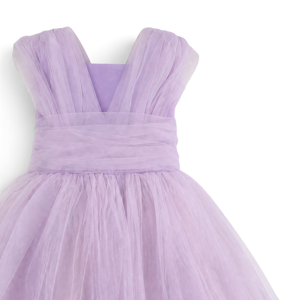 BABY GIRL LAVENDER TULLE PARTY DRESS
