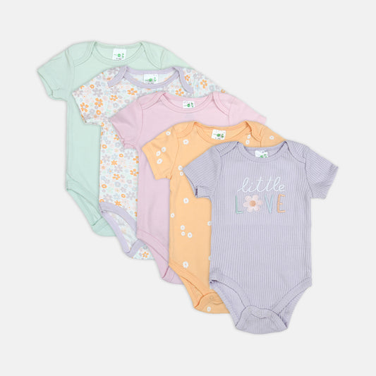 Floral & "Little Love" 5-Piece Set