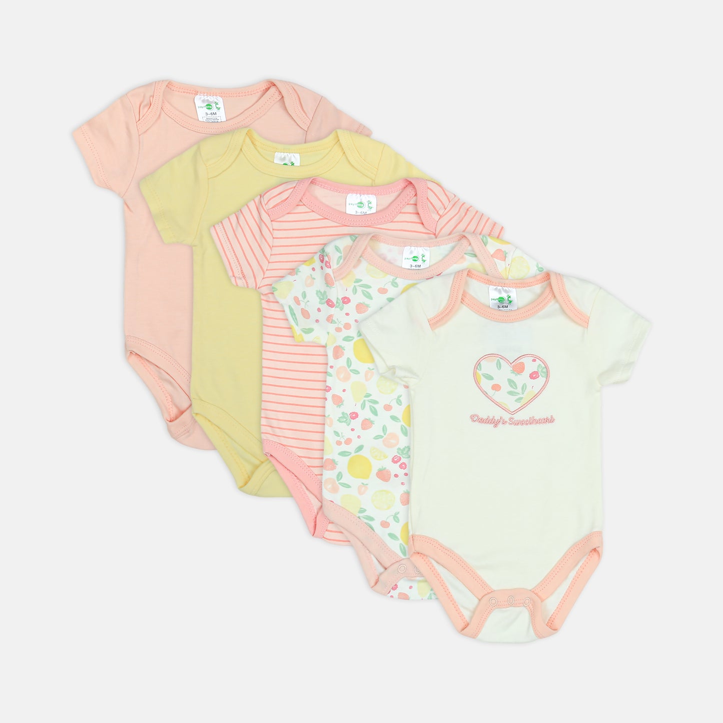 Daddy's Sweetheart & Floral 5-Piece Set
