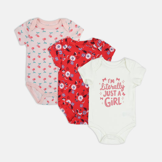 Cherry & Floral 3-Piece Set