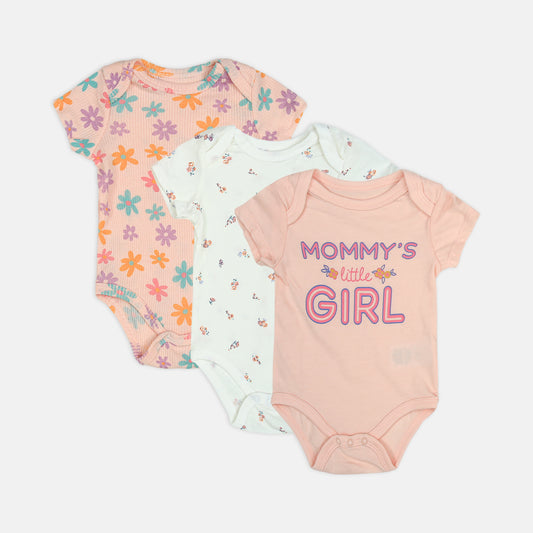 Floral & "Mommy'S Girl" 3-Piece Set