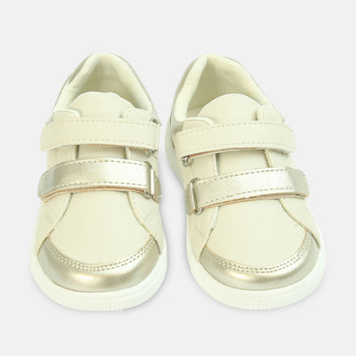 Girl Canvas Beige Sneakers