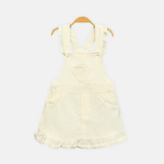 Classic Pleated Denim Jumper