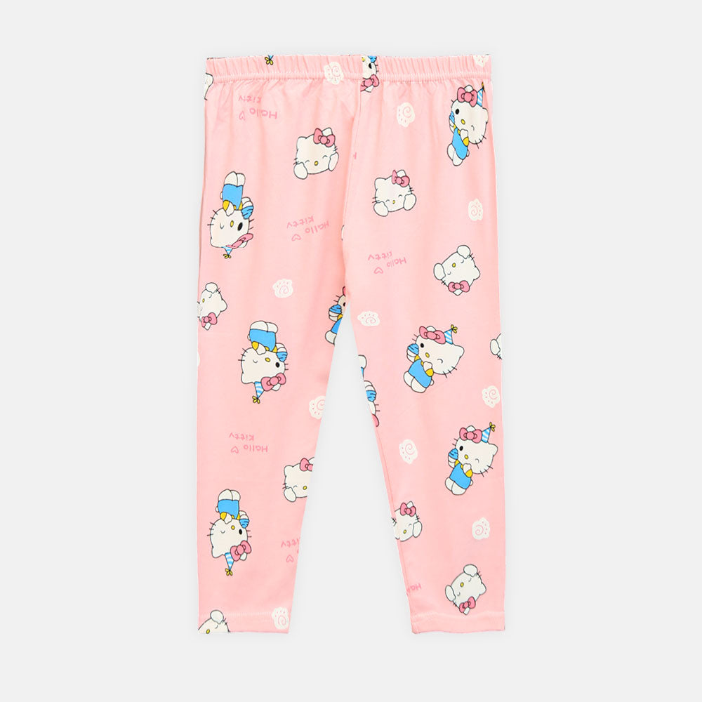 Girls' Peach Hello Kitty & Friends Night Suit