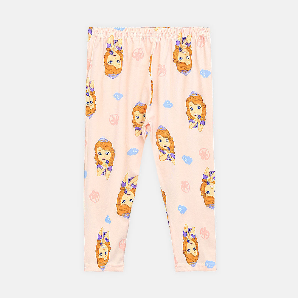 Girls' Princess Sofia All-Over Print Night Suit