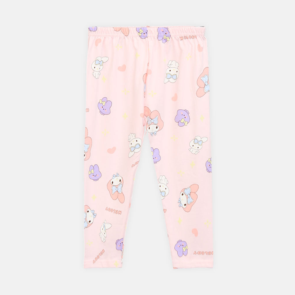 Girls' Mint & Pink Marie Cat Night Suit