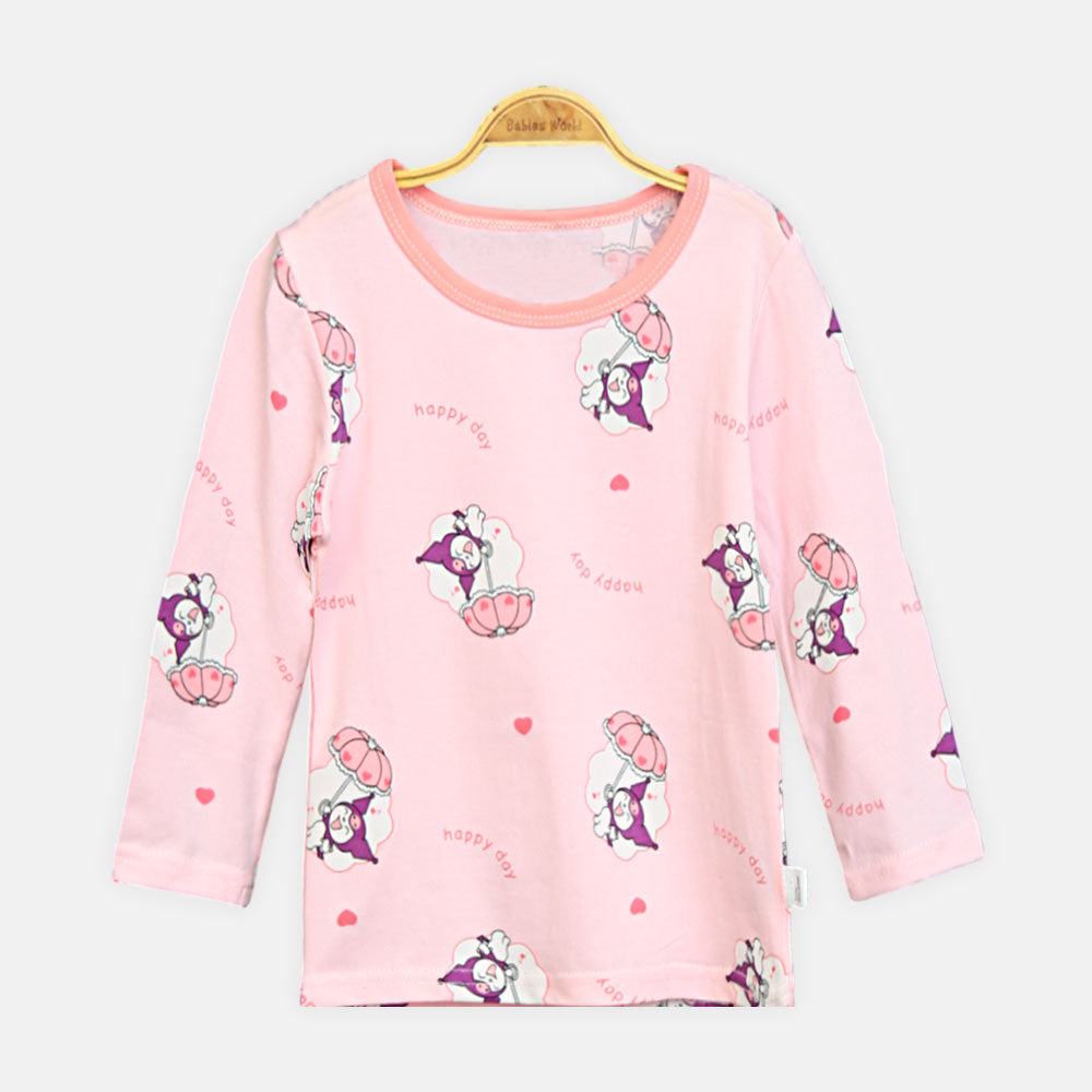 Girls' Pink Minnie Mouse Nightsuit