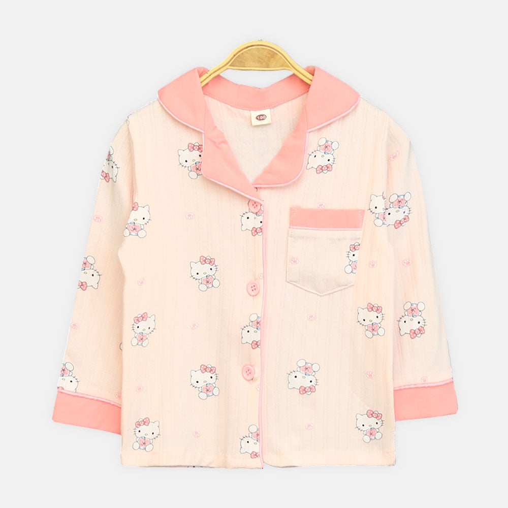 Girls' Kitty Cat Comfort Nightsuit