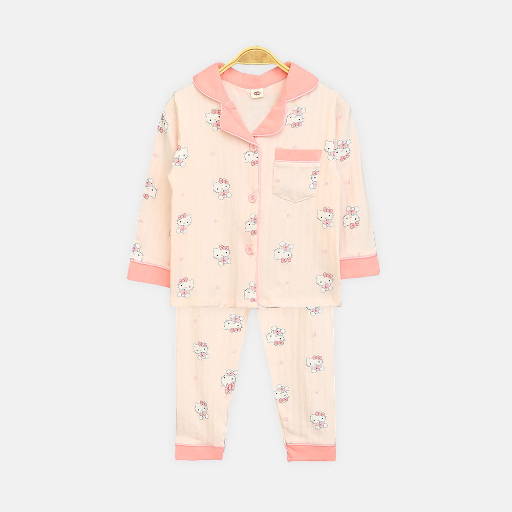 Girls' Kitty Cat Comfort Nightsuit