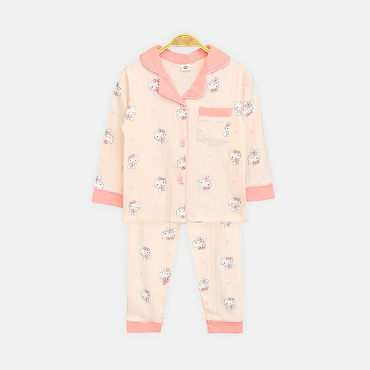 Girls' Kitty Cat Comfort Nightsuit