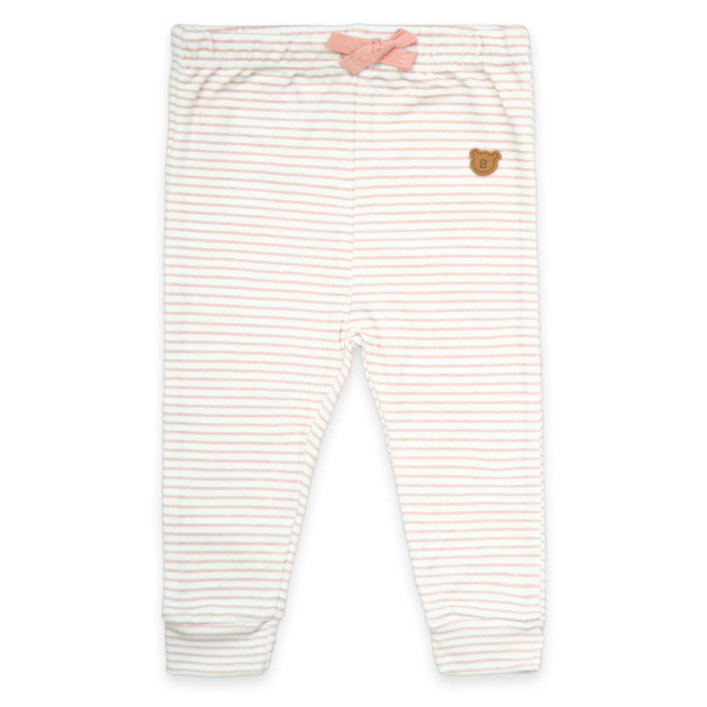 Sweet Bear & Stripes Soft Cotton Leggings Set Pk-3