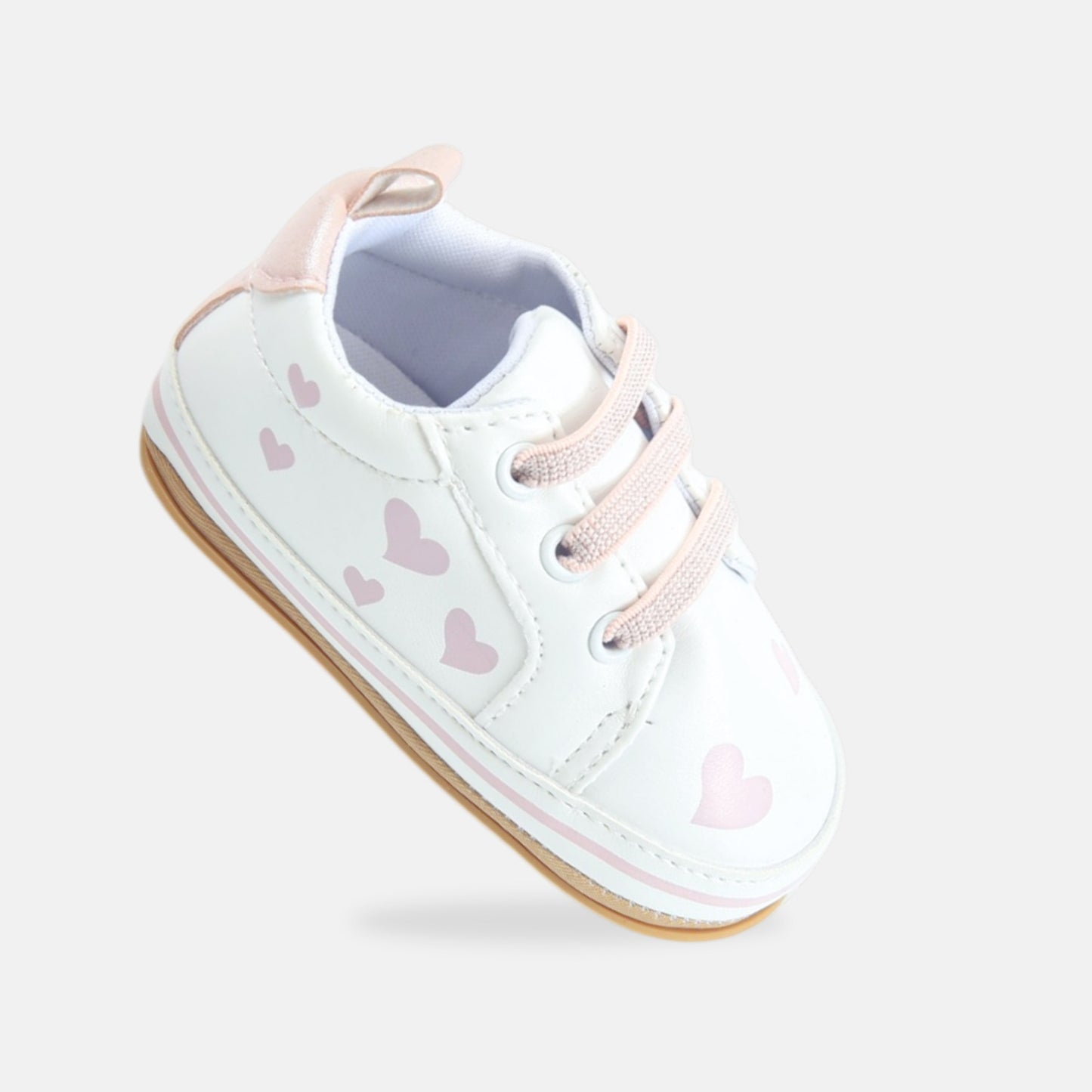 Heart-Printed Infant Sneakers