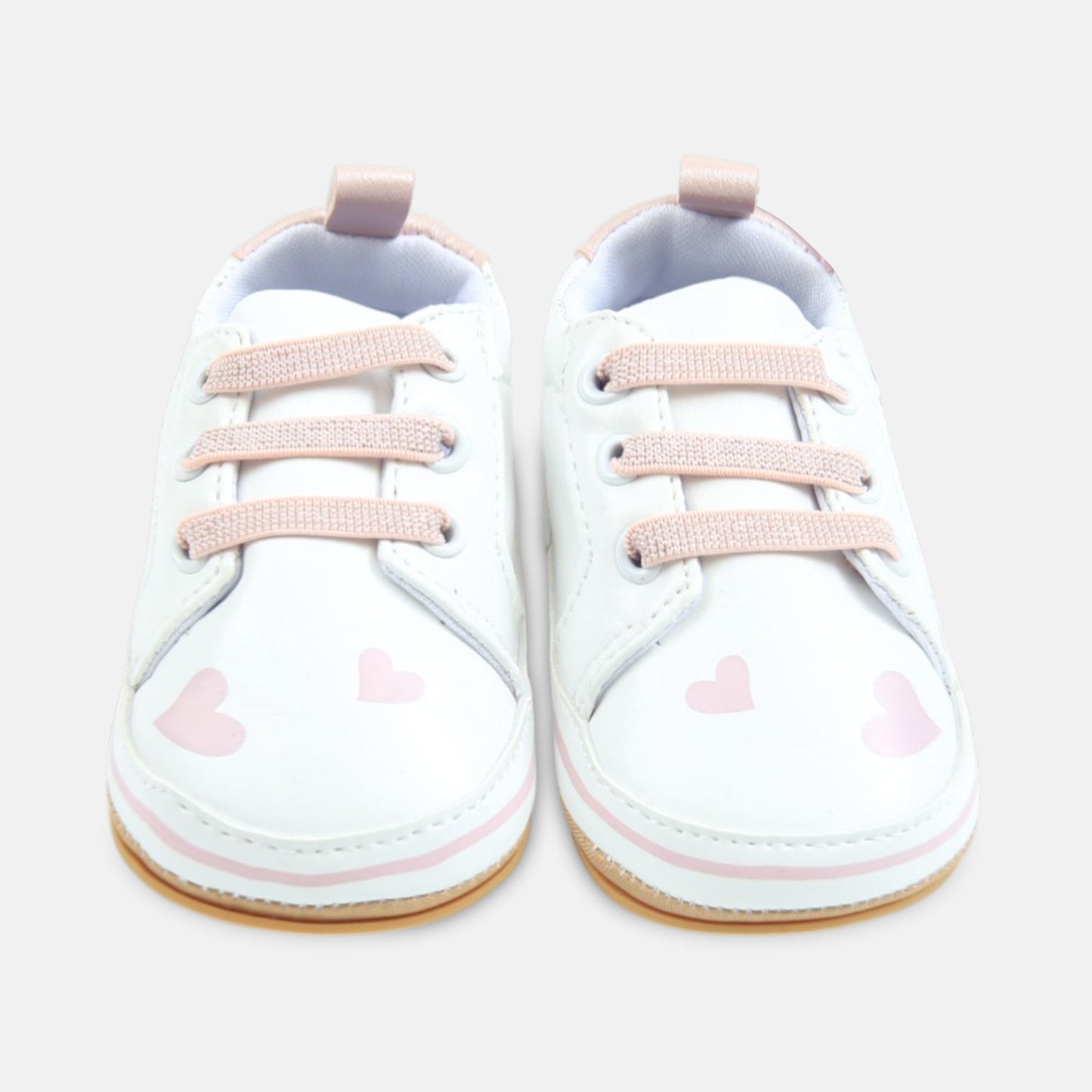 Heart-Printed Infant Sneakers