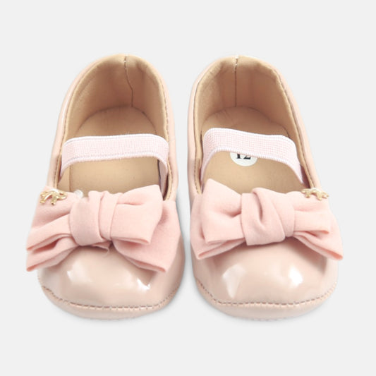 Dusty Pink Bow Pre-Walker