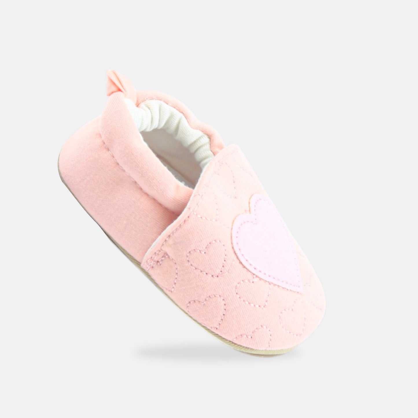 Pink Quilted Heart Pre-Walkers