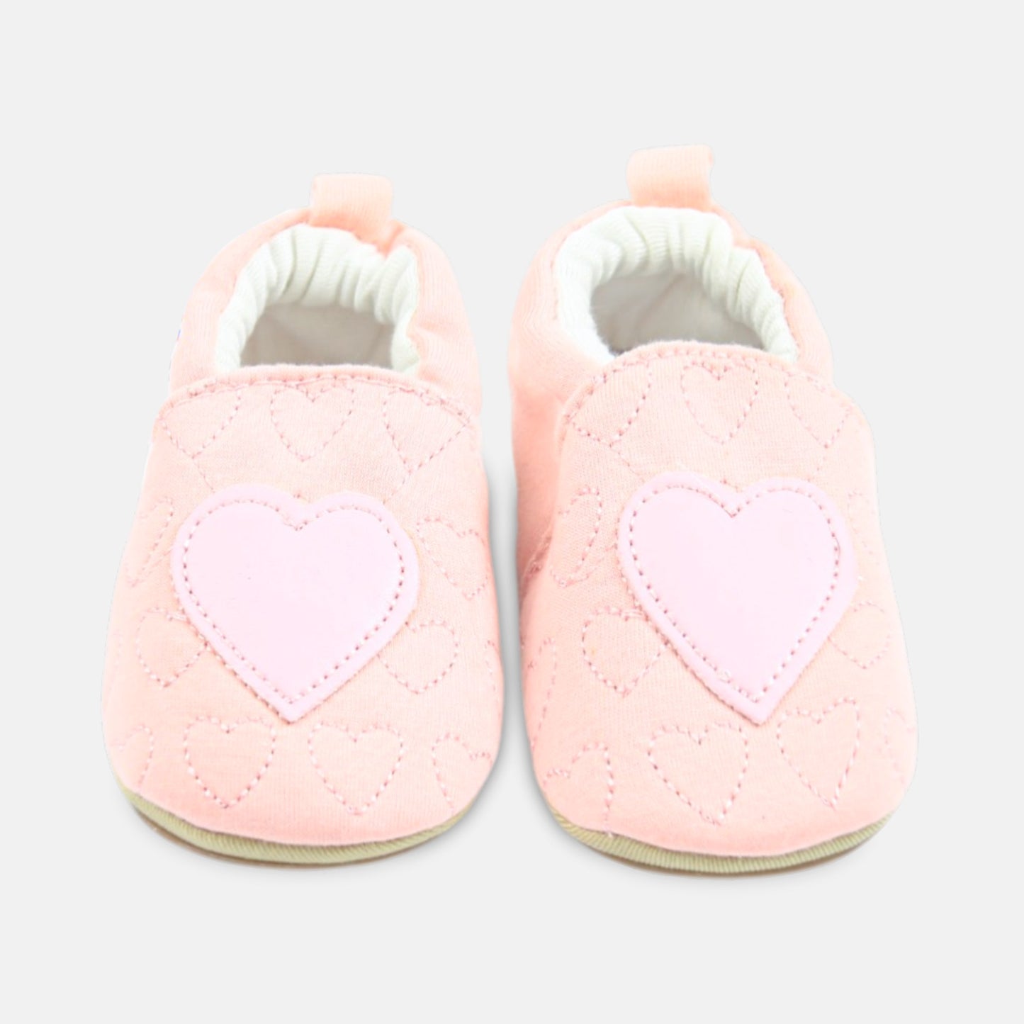 Pink Quilted Heart Pre-Walkers
