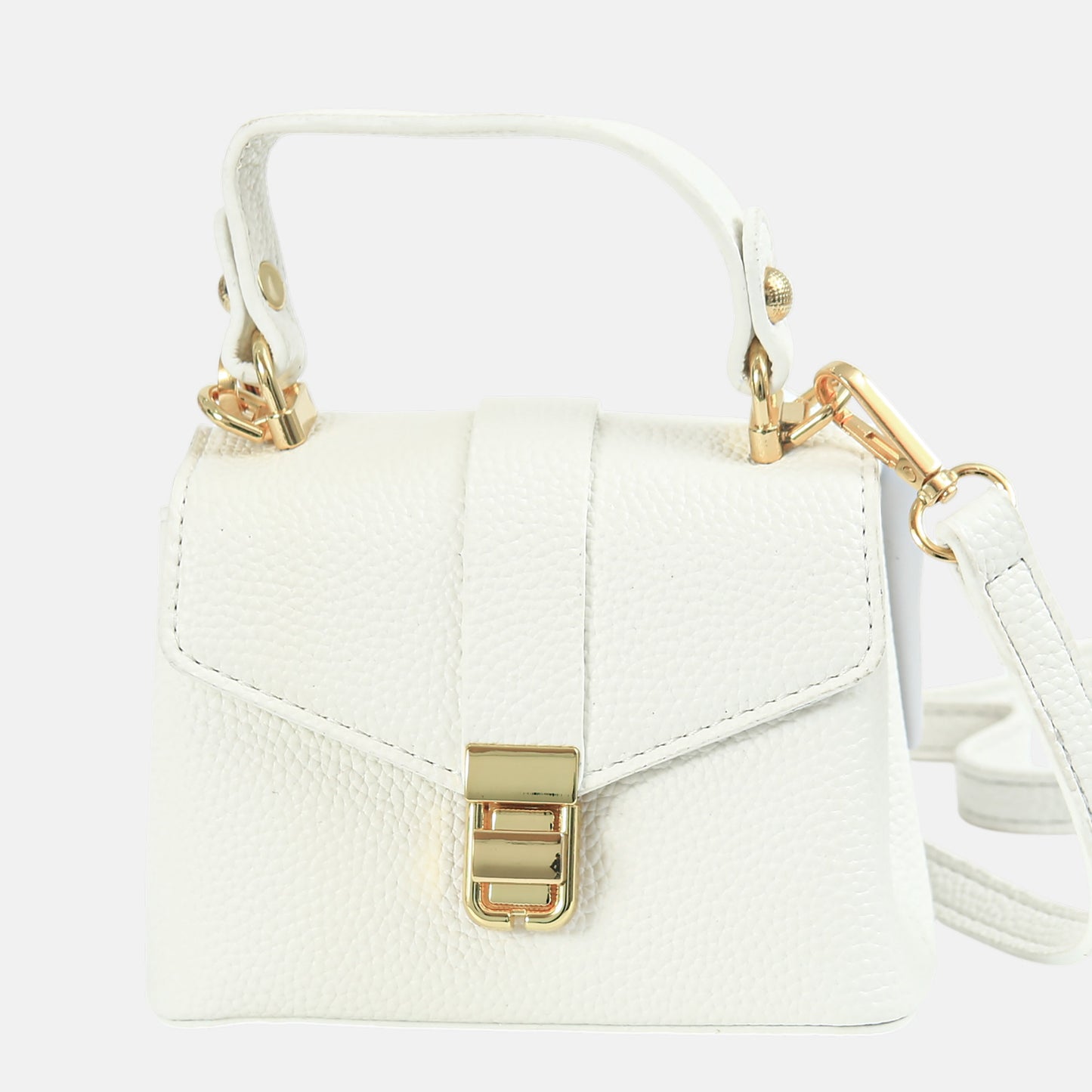 Ivory Top-Handle Flap