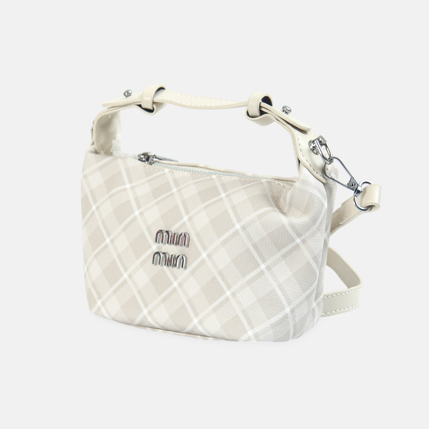 Checkered Miu-Miu Chic