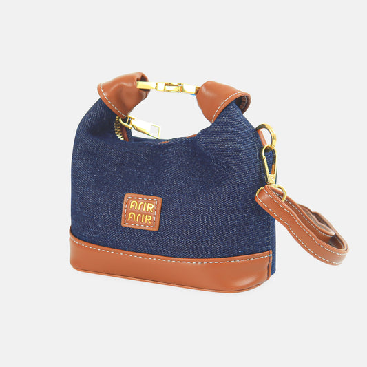 Denim Dual-Tone Bucket
