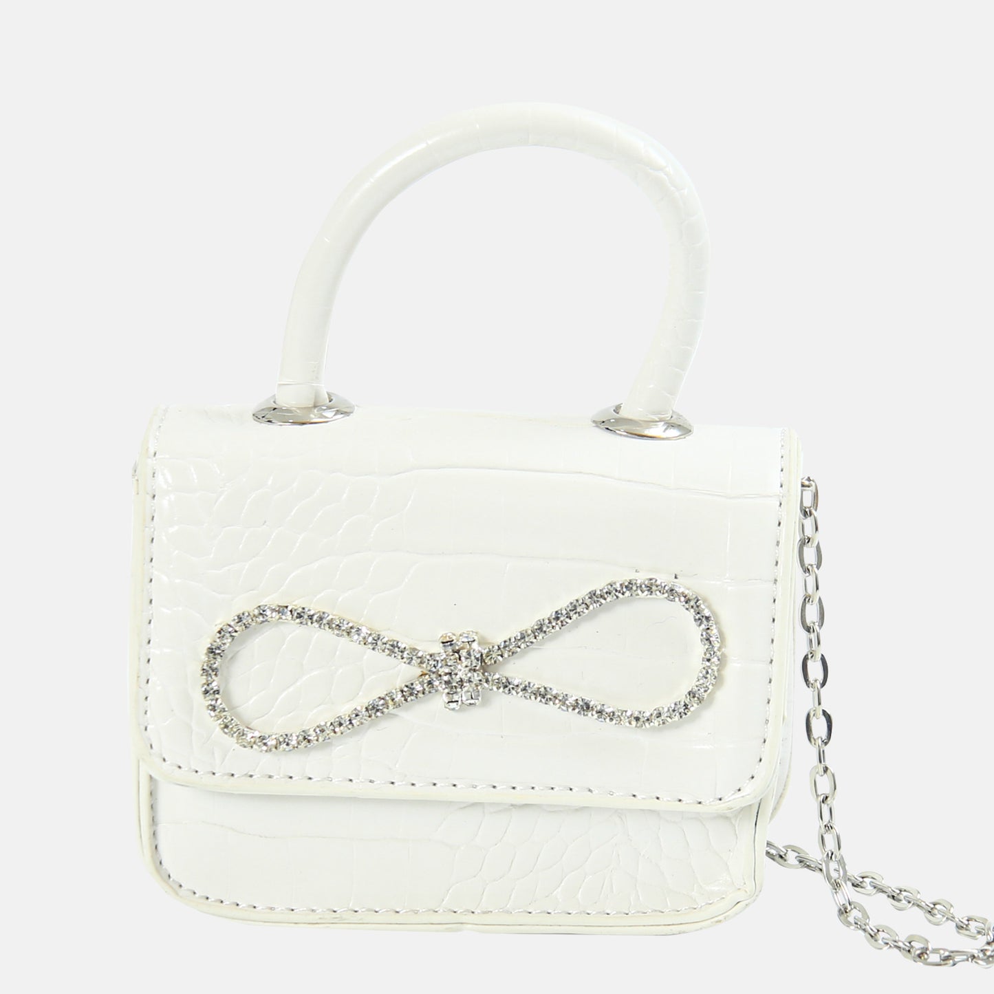 White Infinity Detail Bag