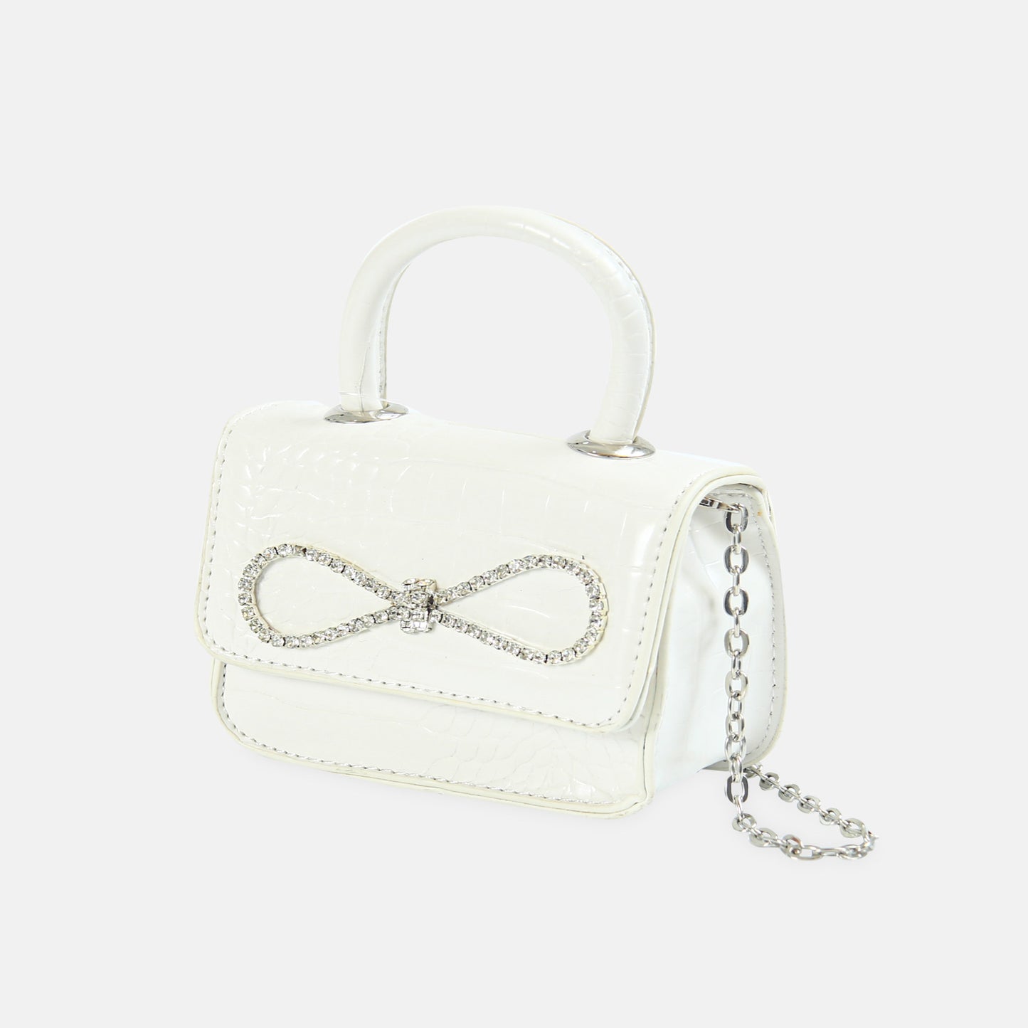 White Infinity Detail Bag