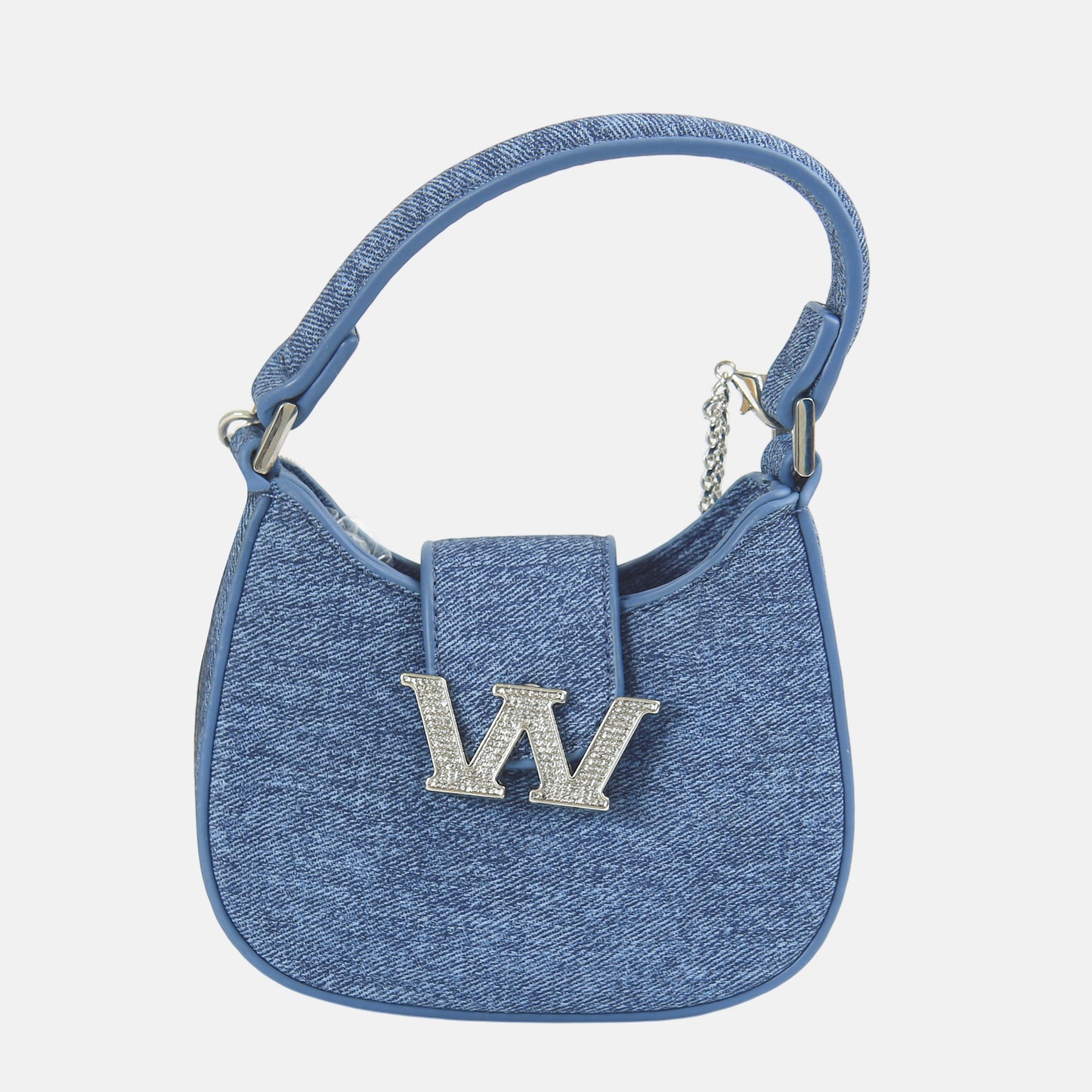 Denim Emblemed Crescent